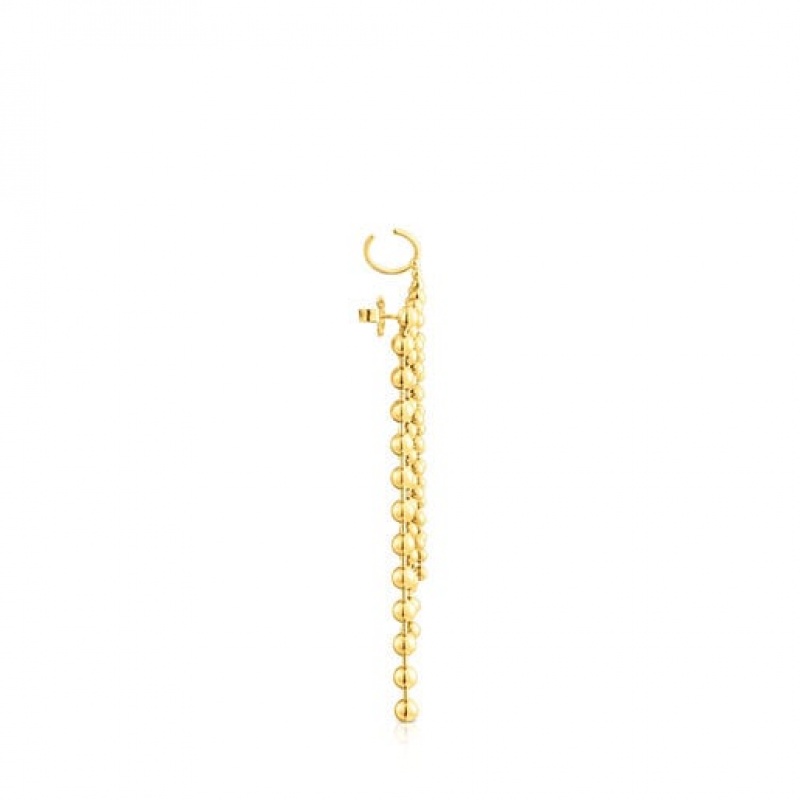 Tous Gloss Earcuff With Five Kettenriemen Gold | Österreich-QLJNMP790