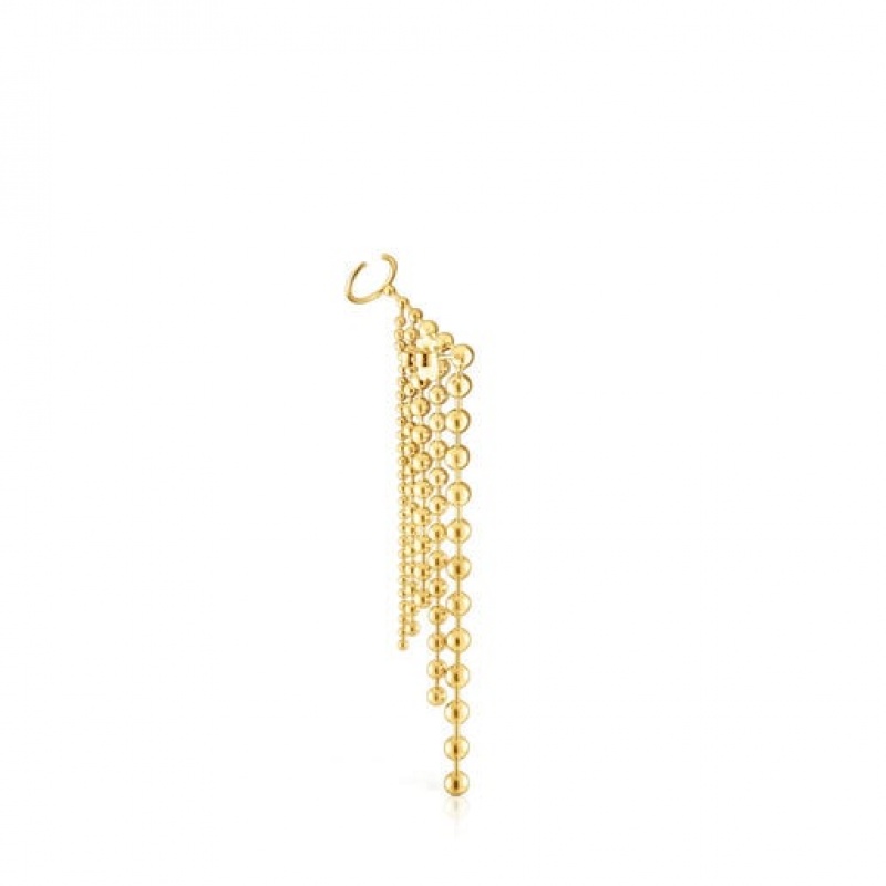 Tous Gloss Earcuff With Five Kettenriemen Gold | Österreich-QLJNMP790