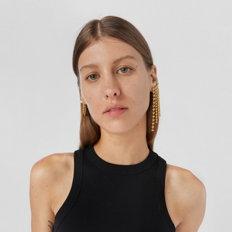 Tous Gloss Earcuff With Five Kettenriemen Gold | Österreich-QLJNMP790