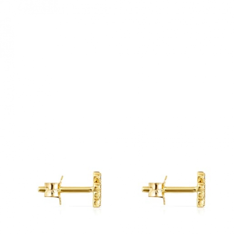 Tous Good Vibes Cl With Diamonds Ohrringe Gold | Österreich-VHUDAL301