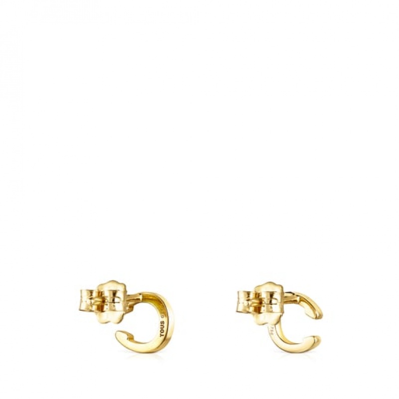Tous Good Vibes Horseshoe With Diamonds Ohrringe Gold | Österreich-ZRIMXD827