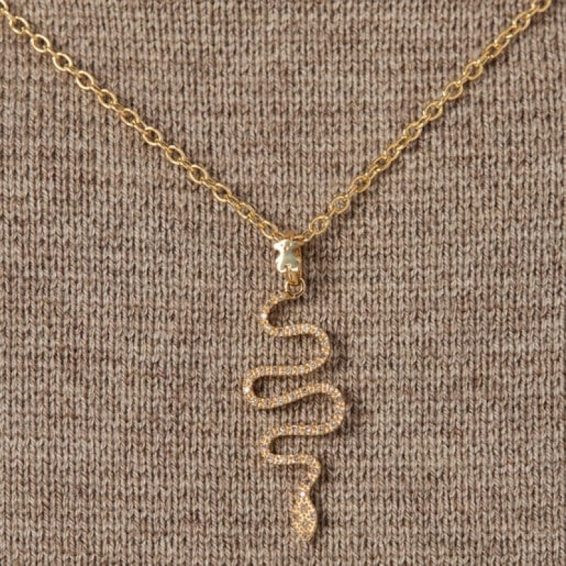 Tous Good Vibes Serpent With Diamonds Anhänger Gold | Österreich-YMKNRE519