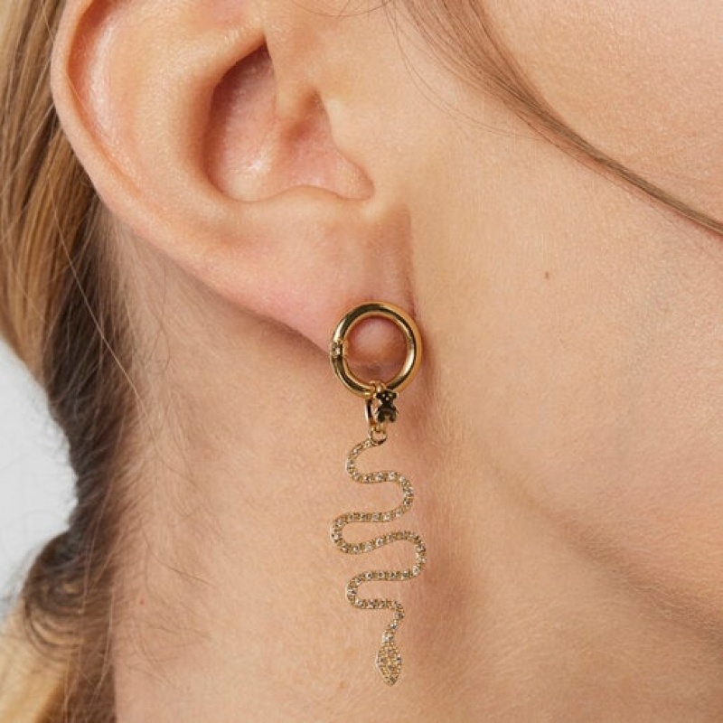 Tous Good Vibes Serpent With Diamonds Anhänger Gold | Österreich-YMKNRE519
