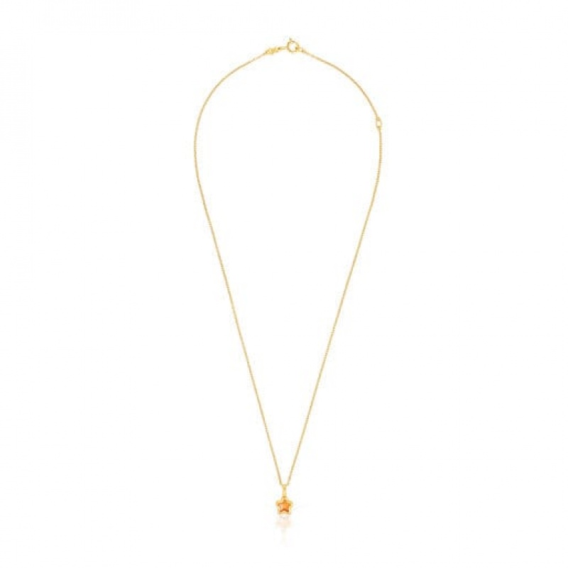 Tous Gregal Flower Halskette Gold | Österreich-VCZGJR628