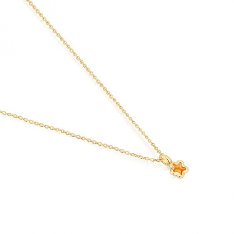 Tous Gregal Flower Halskette Gold | Österreich-VCZGJR628