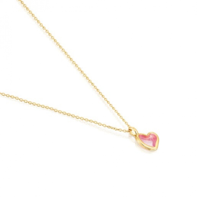 Tous Gregal Heart Halskette Gold | Österreich-YVUWSP364