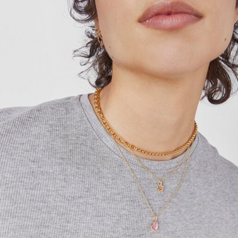 Tous Gregal Heart Halskette Gold | Österreich-YVUWSP364