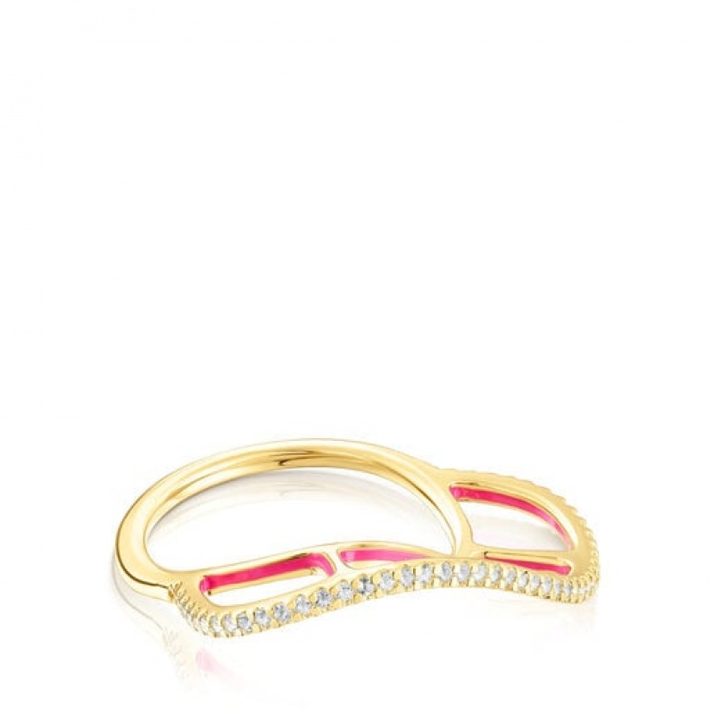 Tous Gregal With Topazes Ring Gold | Österreich-EHWQTP570