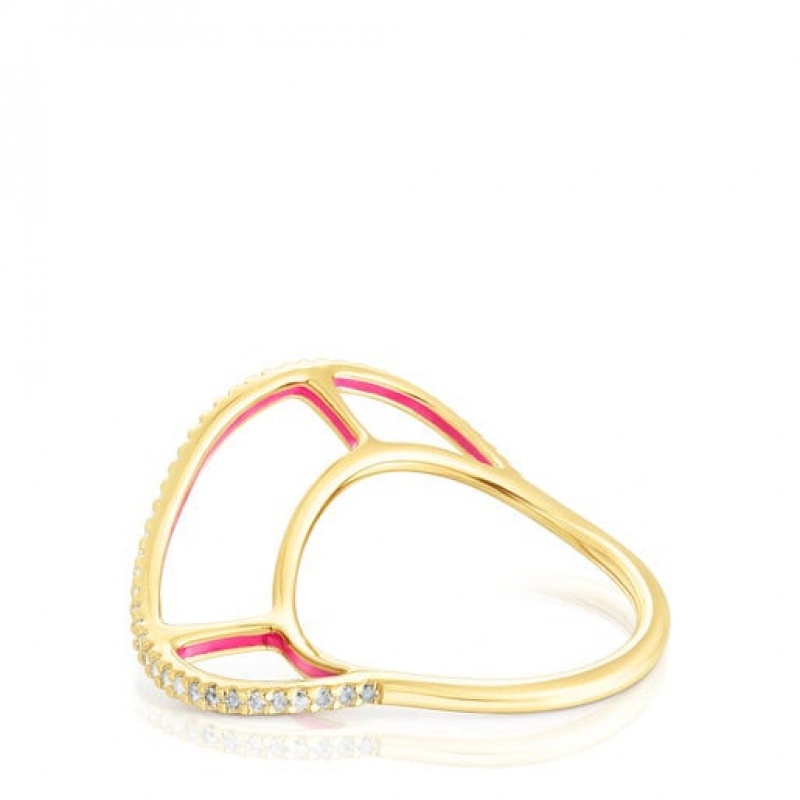 Tous Gregal With Topazes Ring Gold | Österreich-EHWQTP570