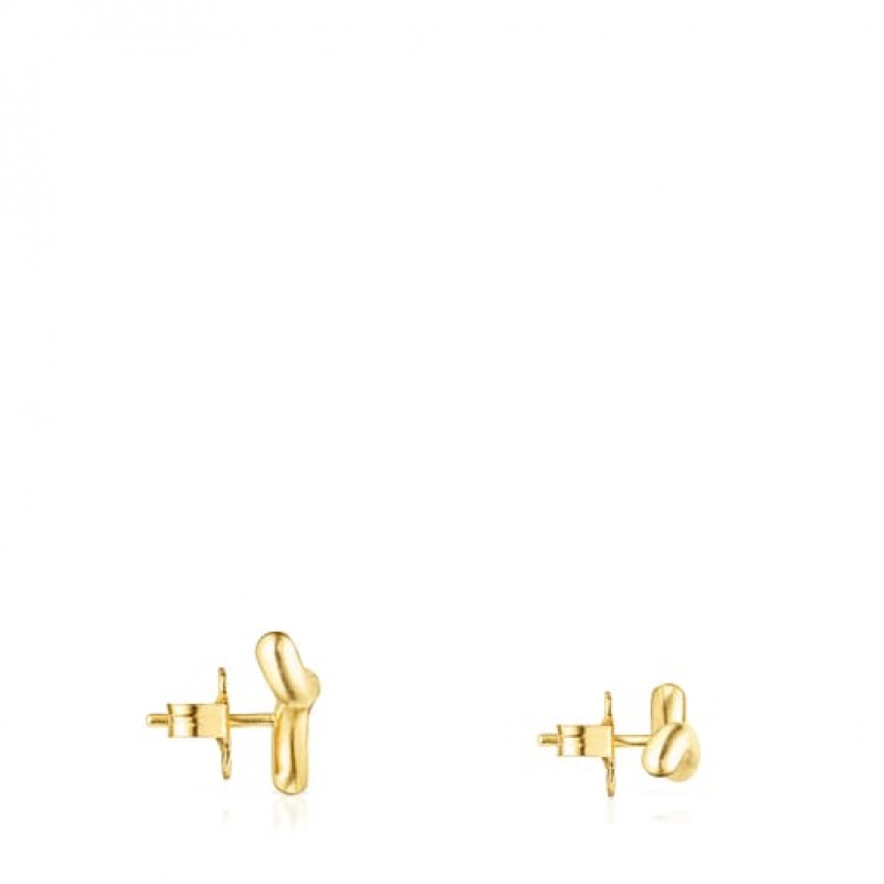 Tous Hav Wave-shaped Ohrringe Gold | Österreich-JFECXT352