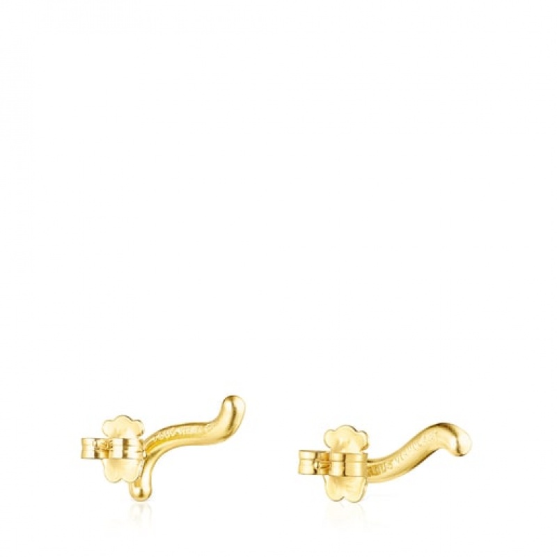 Tous Hav Wave-shaped Ohrringe Gold | Österreich-JFECXT352