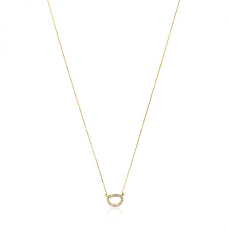 Tous Hav With Circle Of Diamonds Halskette Gold | Österreich-WRPCOM573