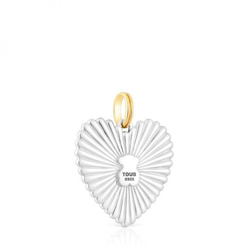 Tous Heart Iris Motif Anhänger Silber | Österreich-TPUCSE432