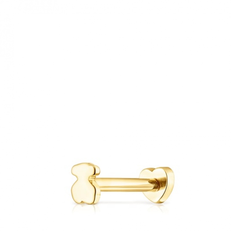 Tous Heart Motif Ear Ohrringe Gold | Österreich-SAEOXM901