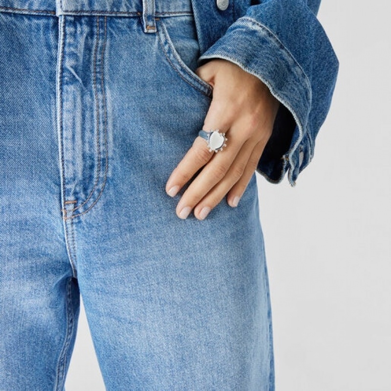Tous Heart Signet San Valentín Ring Silber | Österreich-GJVAYM174