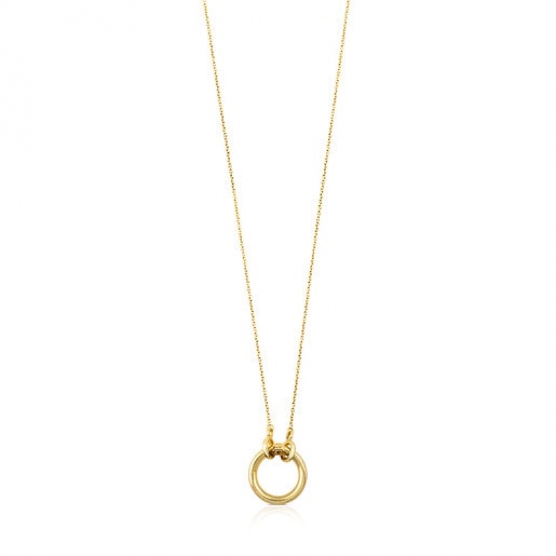 Tous Hold 47/100 Ring Halskette Gold | Österreich-KZJYNQ571