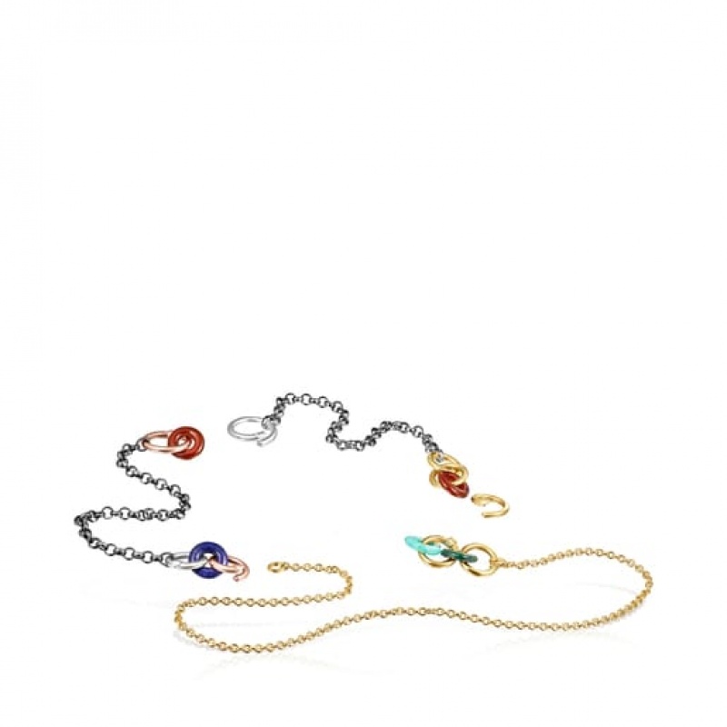Tous Hold Gems With Gemstones Halskette Gold | Österreich-UASIXY697