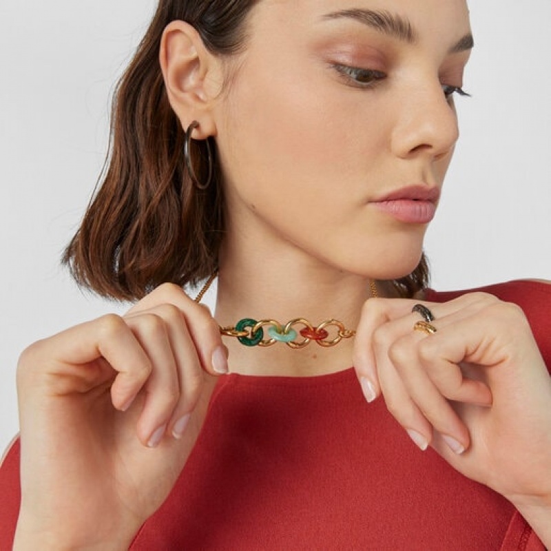Tous Hold Gems With Gemstones Halskette Gold | Österreich-UASIXY697