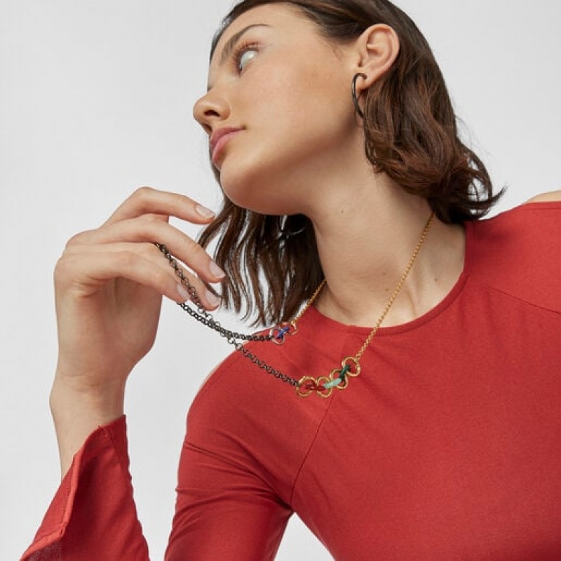 Tous Hold Gems With Gemstones Halskette Gold | Österreich-UASIXY697
