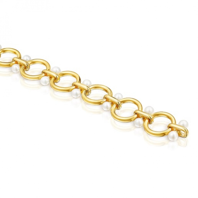 Tous Hold Rings With Pearls Armband Gold | Österreich-IPKCFM706