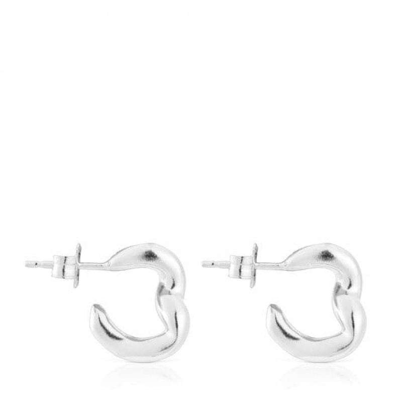Tous Hoop New Hav Ohrringe Silber | Österreich-CTHIMA497