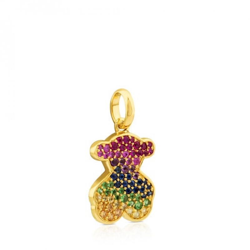 Tous Icon Gems With Sapphire Anhänger Gold | Österreich-LJGDXY968
