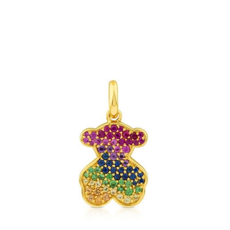 Tous Icon Gems With Sapphire Anhänger Gold | Österreich-LJGDXY968