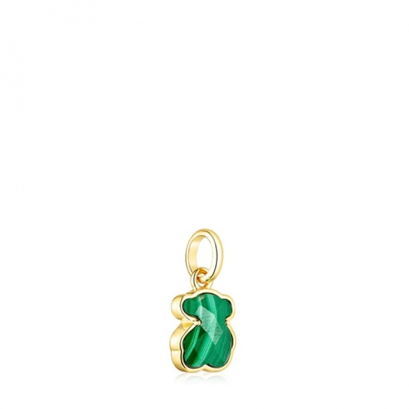 Tous Icon Malachite Anhänger Gold Grün | Österreich-NMTBSF308