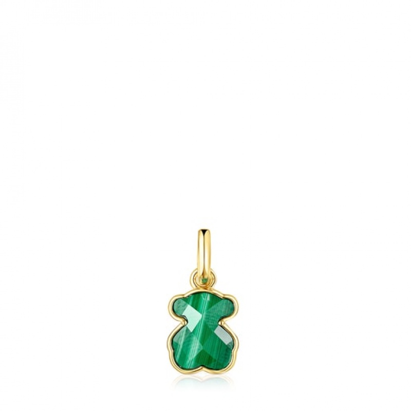 Tous Icon Malachite Anhänger Gold Grün | Österreich-NMTBSF308