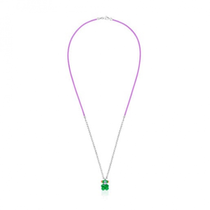 Tous Instint Leety Elastic With Steel Halskette Silber | Österreich-OYSMQJ142