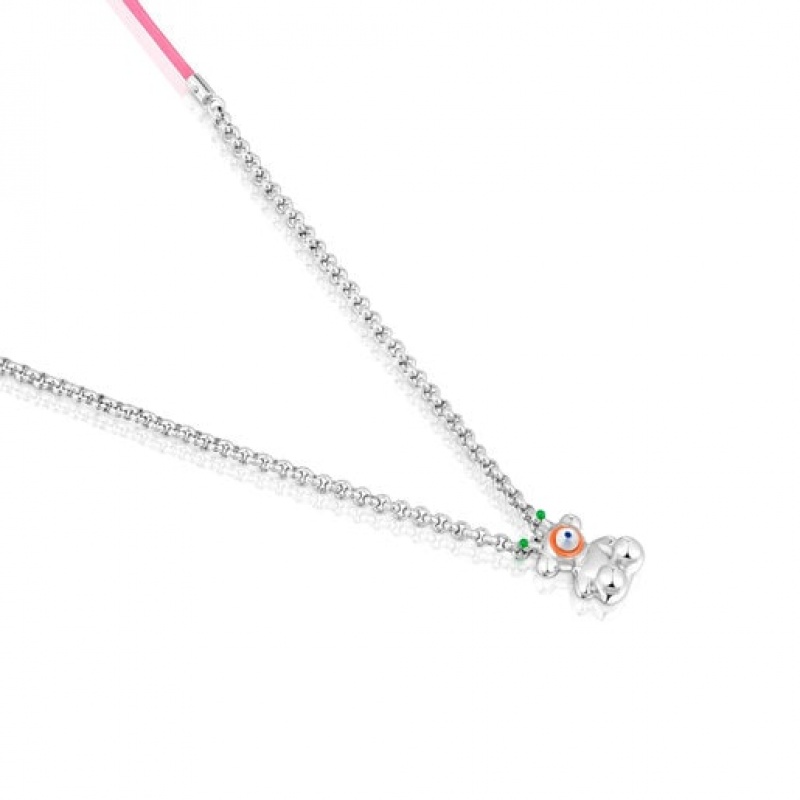 Tous Instint Moutt Elastic With Steel Halskette Silber | Österreich-ATYSDN243