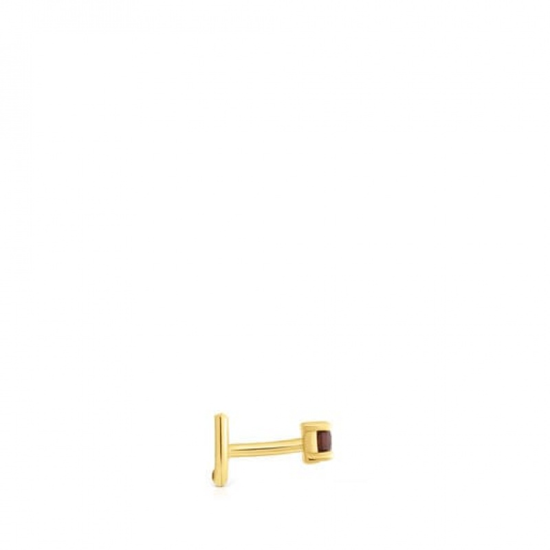 Tous Ip steel Garnet St tropez Nose Ohrringe Gold | Österreich-TNLGYA603