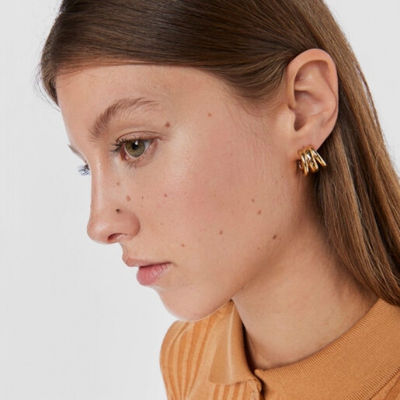 Tous Ip steel Garnet St tropez Nose Ohrringe Gold | Österreich-TNLGYA603