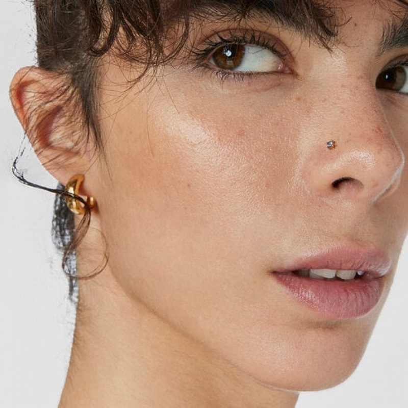 Tous Ip steel Iolite St tropez Nose Ohrringe Gold | Österreich-VYWIOZ391