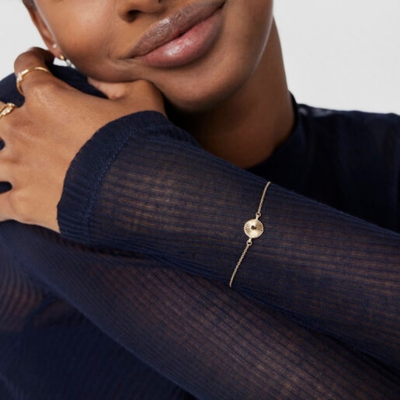 Tous Iris Motif With Diamonds Armband Gold | Österreich-QAGTZU528