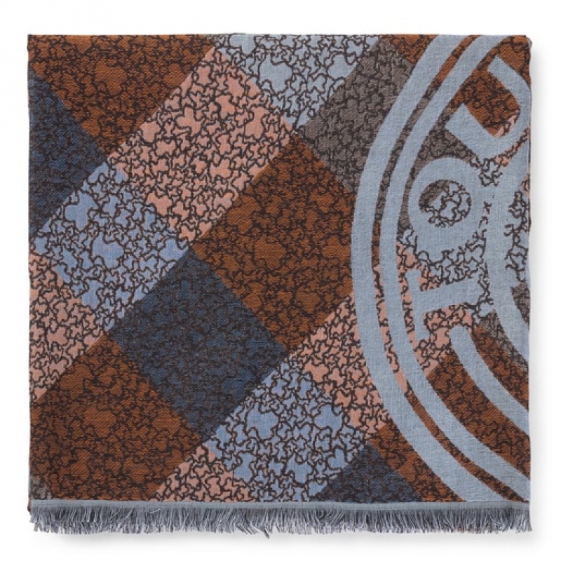 Tous Jacquard Kaos Mini Stamp Foulards Mehrfarbig | Österreich-WVHAFZ023