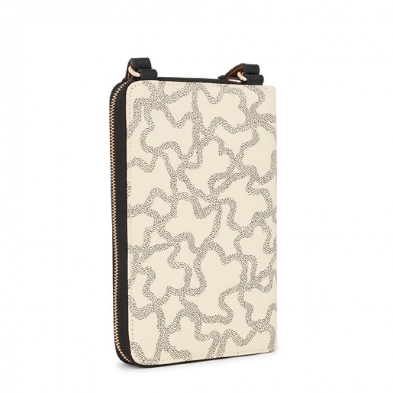 Tous Kaos Icon Hanging Phone Pouch With Geldbörse Weiß Rot | Österreich-PKSHIY178