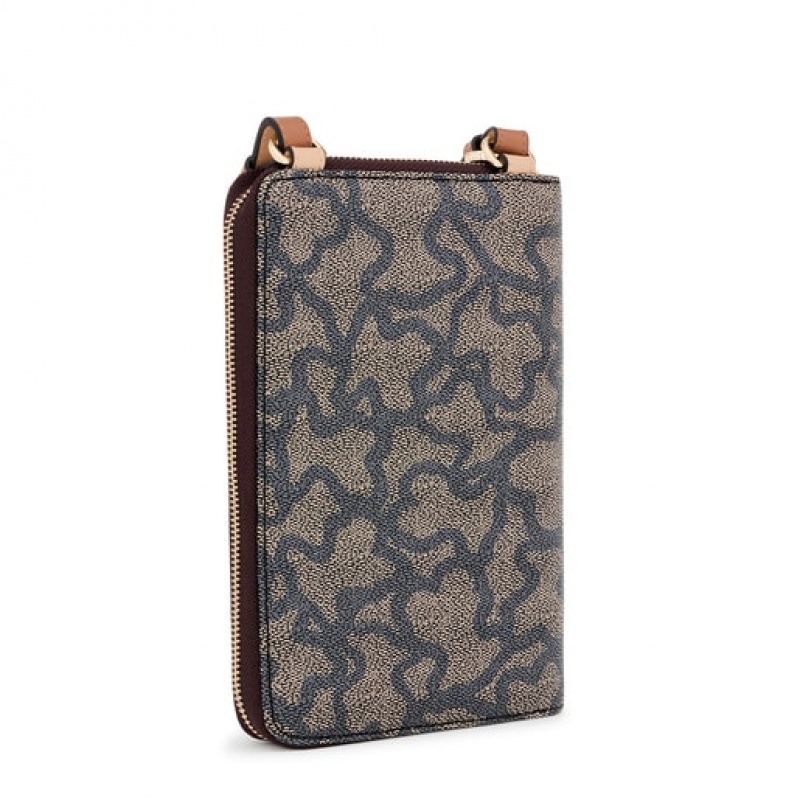 Tous Kaos Icon Hanging Phone Pouch With Geldbörse Schwarz | Österreich-MJIDVB587