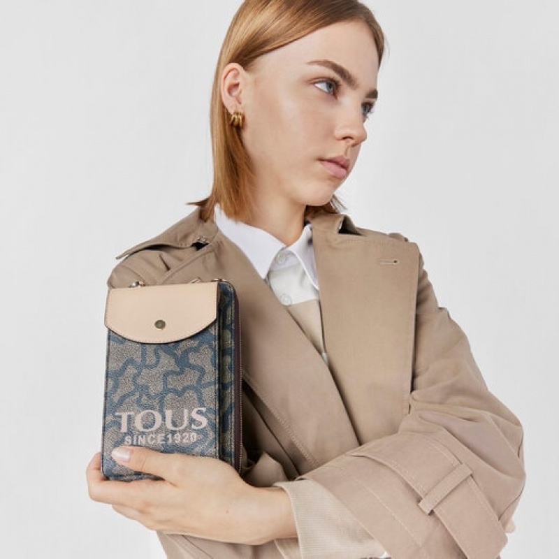 Tous Kaos Icon Hanging Phone Pouch With Geldbörse Schwarz | Österreich-MJIDVB587