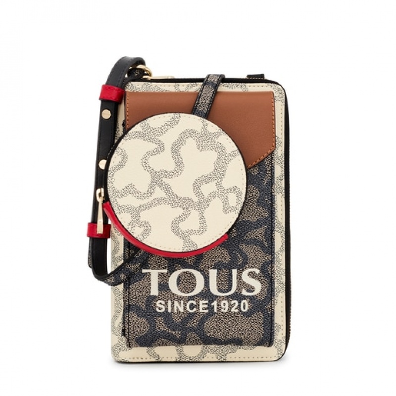 Tous Kaos Icon Hanging Phone Pouch With Geldbörse Schwarz | Österreich-OFEPXJ869