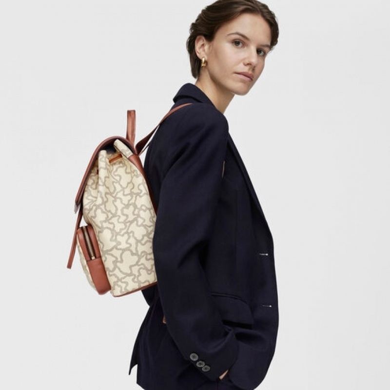 Tous Kaos Icon Rucksack Beige | Österreich-NPSCOQ327