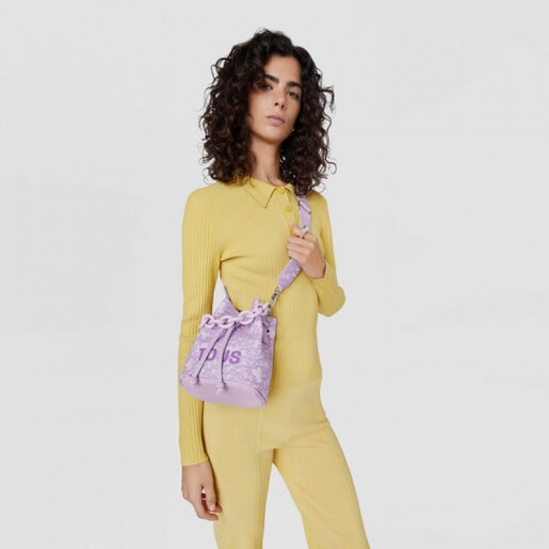 Tous Kaos Mini Evolution Bucket Tasche Lila | Österreich-JDTXHA237