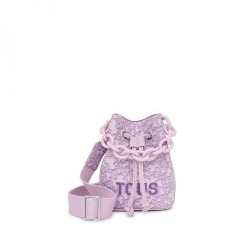 Tous Kaos Mini Evolution Bucket Tasche Lila | Österreich-JDTXHA237