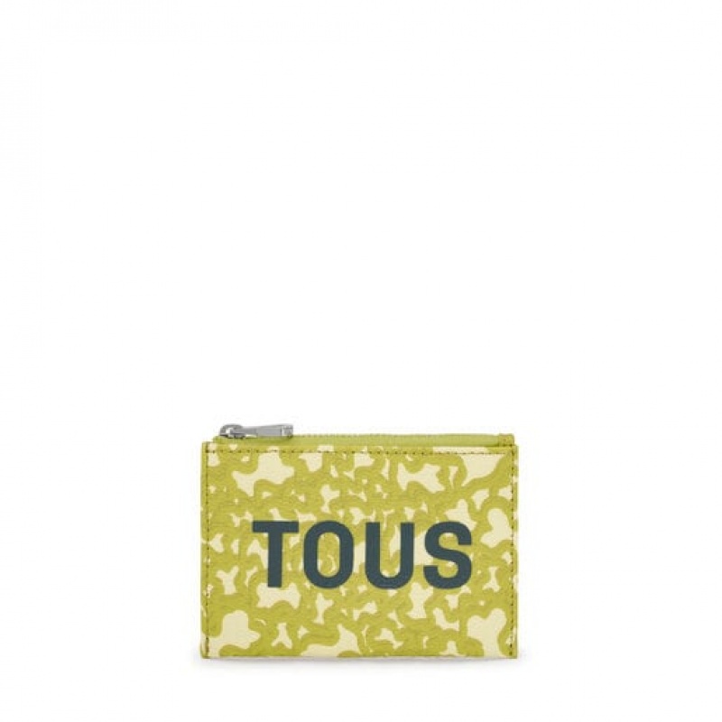 Tous Kaos Mini Evolution Change-cardholder Geldbörse Hellgrün | Österreich-FKVJLO251