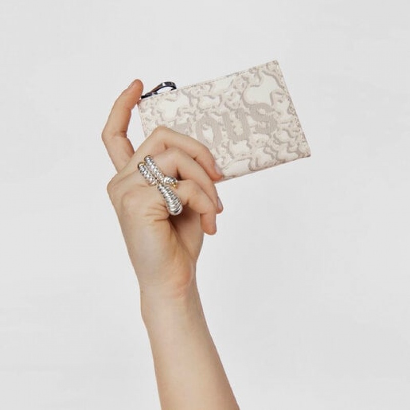 Tous Kaos Mini Evolution Change-cardholder Geldbörse Grau | Österreich-PRDSLE769