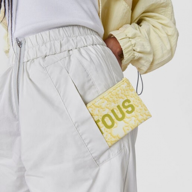 Tous Kaos Mini Evolution Change-cardholder Geldbörse Gelb | Österreich-LOSRJH730