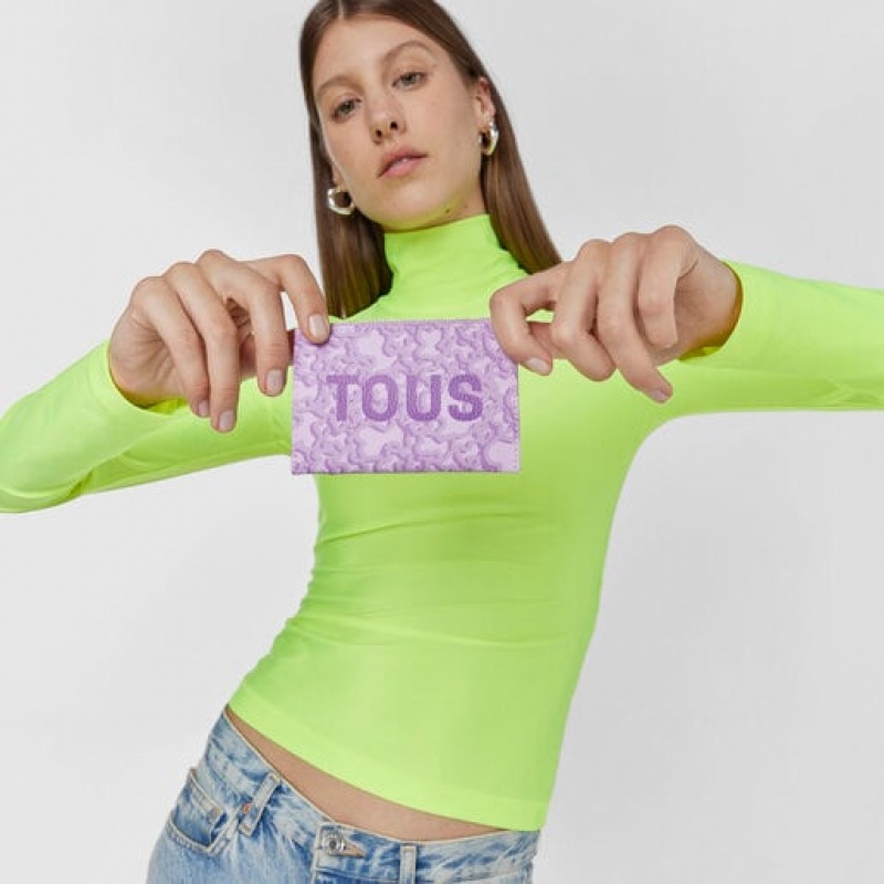 Tous Kaos Mini Evolution Change-cardholder Geldbörse Lila | Österreich-SZJLXY348