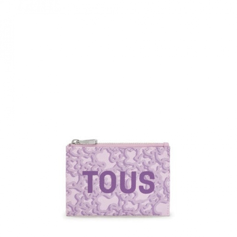Tous Kaos Mini Evolution Change-cardholder Geldbörse Lila | Österreich-SZJLXY348