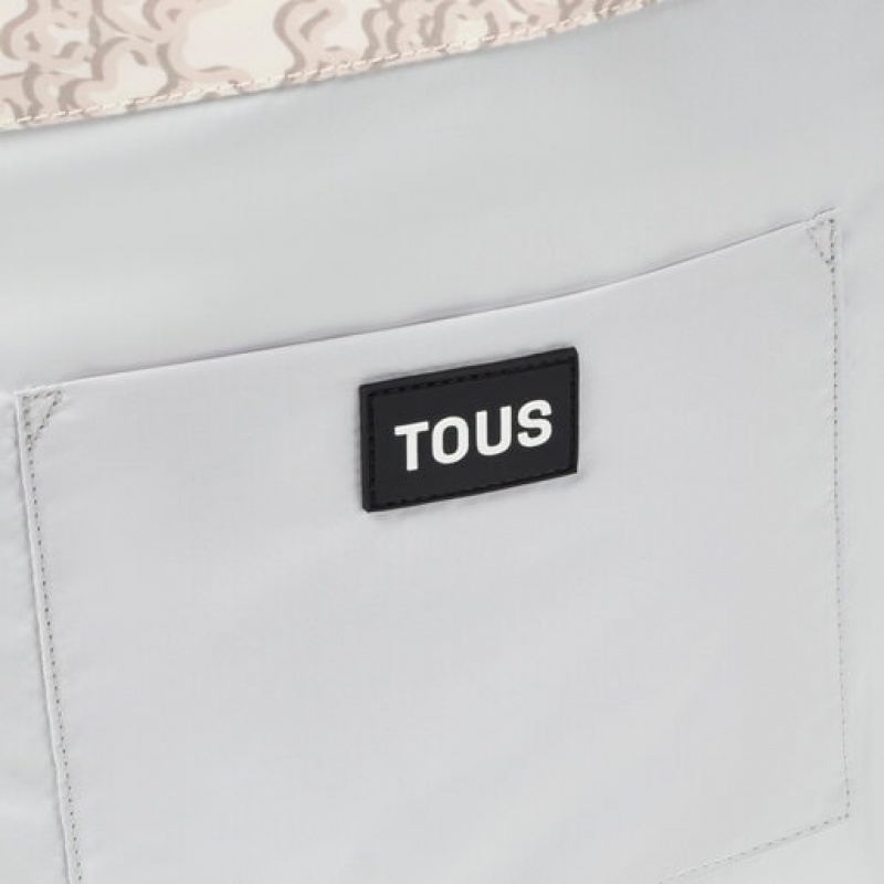 Tous Kaos Mini Evolution Nylon Rucksack Beige | Österreich-OKJWFL679