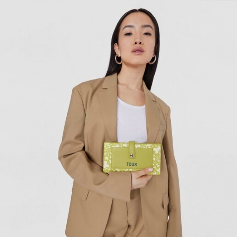 Tous Kaos Mini Evolution Pocket Geldbörse Hellgrün | Österreich-XJUWRQ985